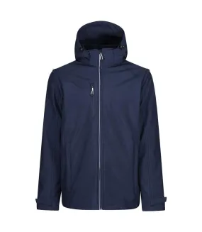 Regatta Mens Erasmus 4 in 1 Soft Shell Jacket (Navy) - UTRG6507