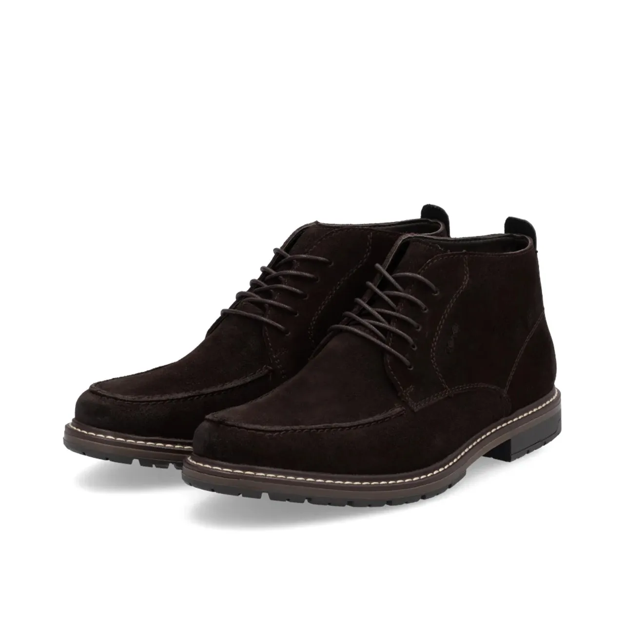 Rieker 13700-25 Dark Brown Smart Suede Ankle Boot