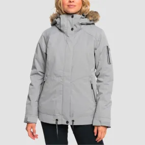 Roxy Meade 10K Snow Jacket Heather Grey - Womens