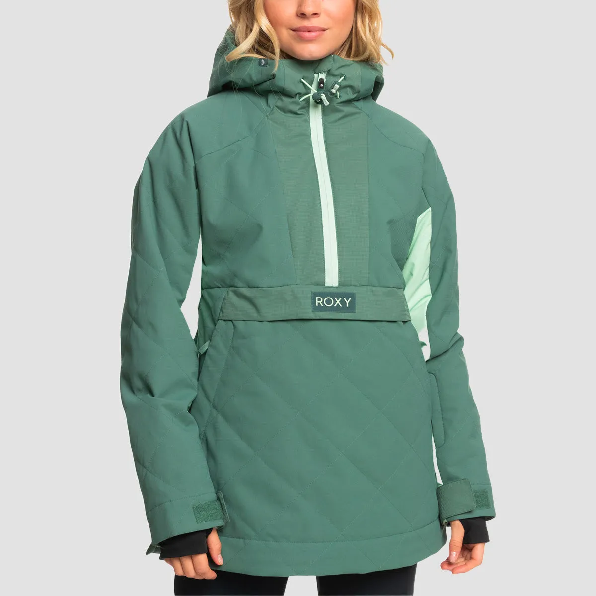 Roxy Radiant Lines 10K Overhead Snow Jacket Dark Forest - Womens