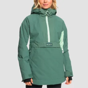 Roxy Radiant Lines 10K Overhead Snow Jacket Dark Forest - Womens