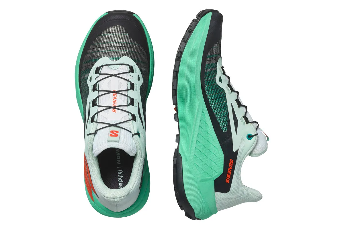 Salomon Genesis B Bay/Electric Green/Cherry Tomato Womens