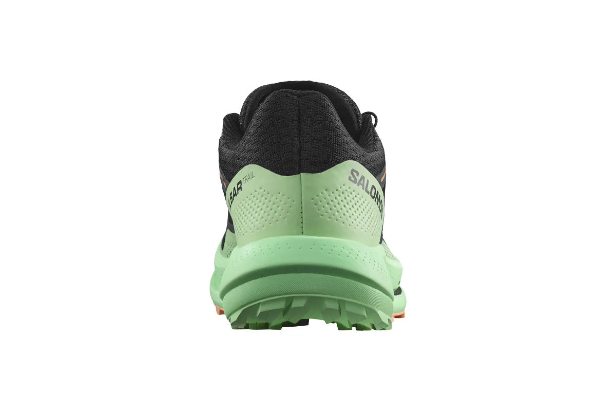 Salomon Pulsar Trail B Black/Green/Cantaloupe Womens