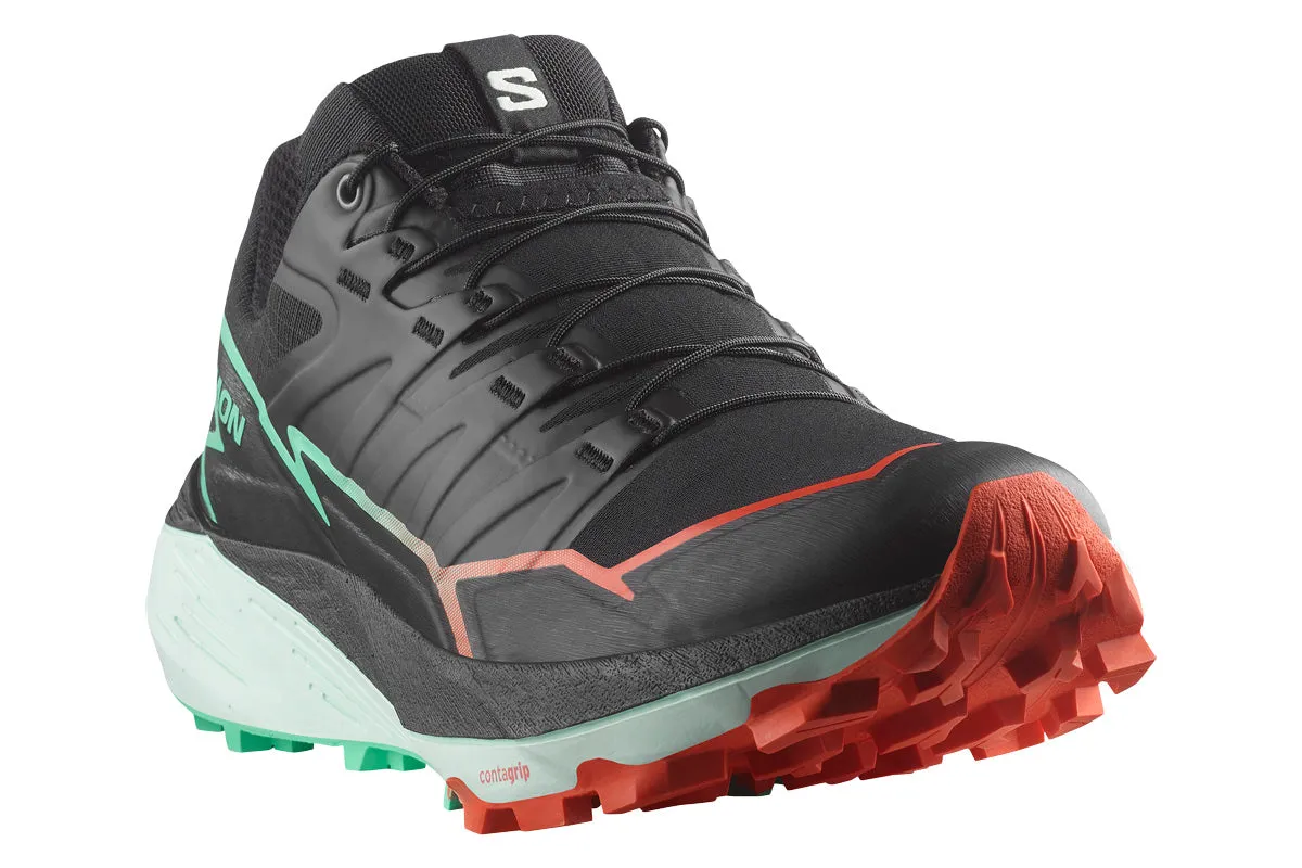 Salomon Thundercross B Black/Cherry Tomato/Electric Green Womens