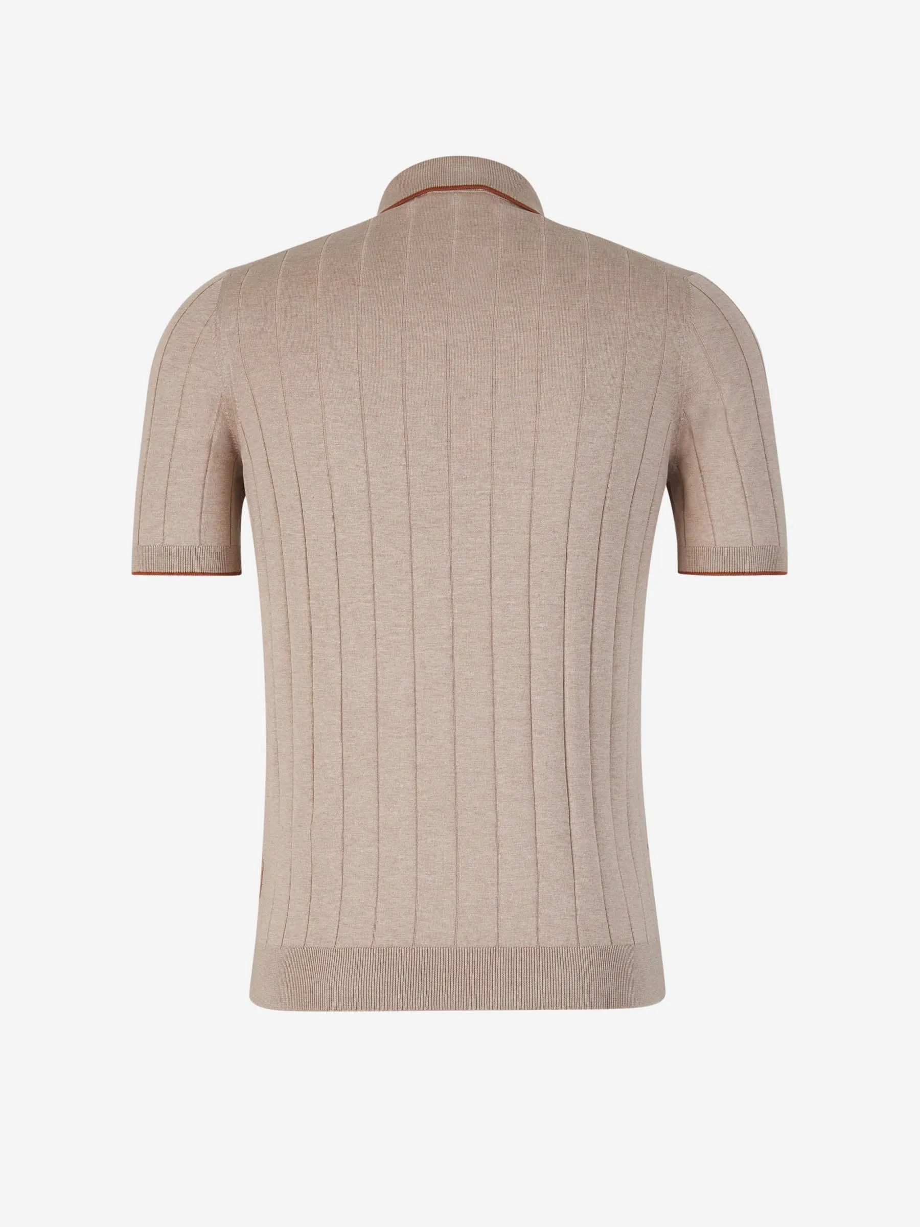 Santa Eulalia Silk Knit Polo 