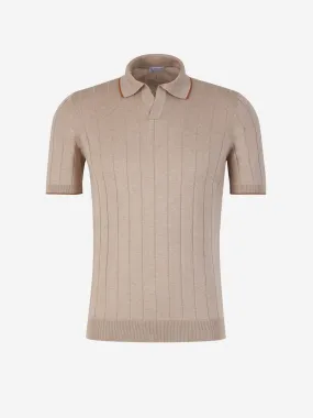 Santa Eulalia Silk Knit Polo 