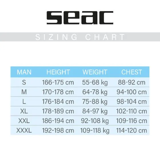 SEAC Royal 3/5mm Mens Jacket + Long John Wetsuit 2021 - Black