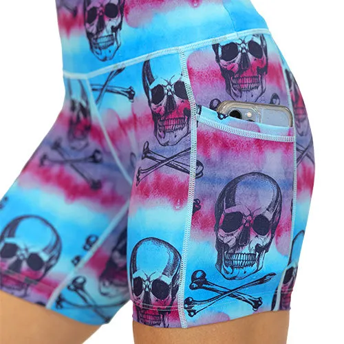 Shorts | Watercolor Skulls