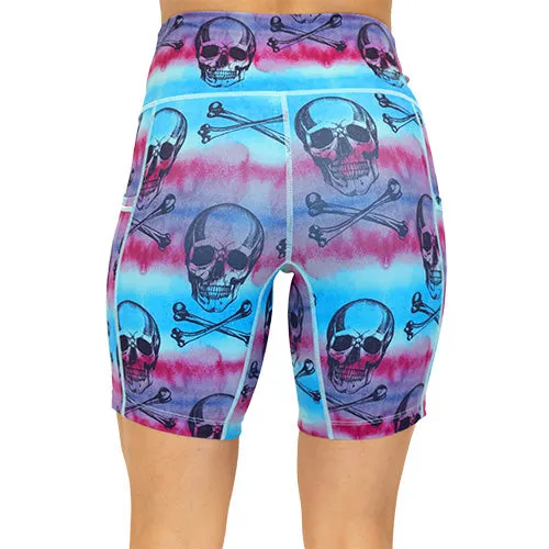 Shorts | Watercolor Skulls