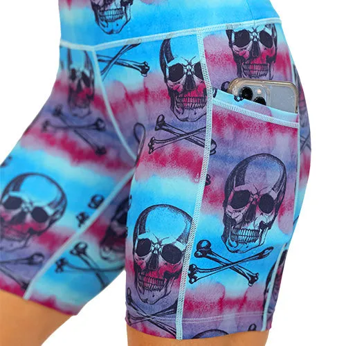 Shorts | Watercolor Skulls