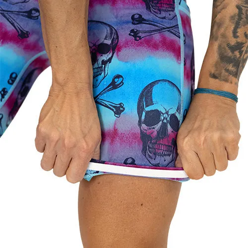 Shorts | Watercolor Skulls