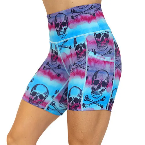 Shorts | Watercolor Skulls