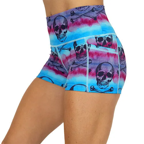 Shorts | Watercolor Skulls