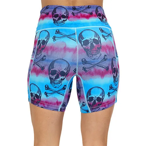 Shorts | Watercolor Skulls