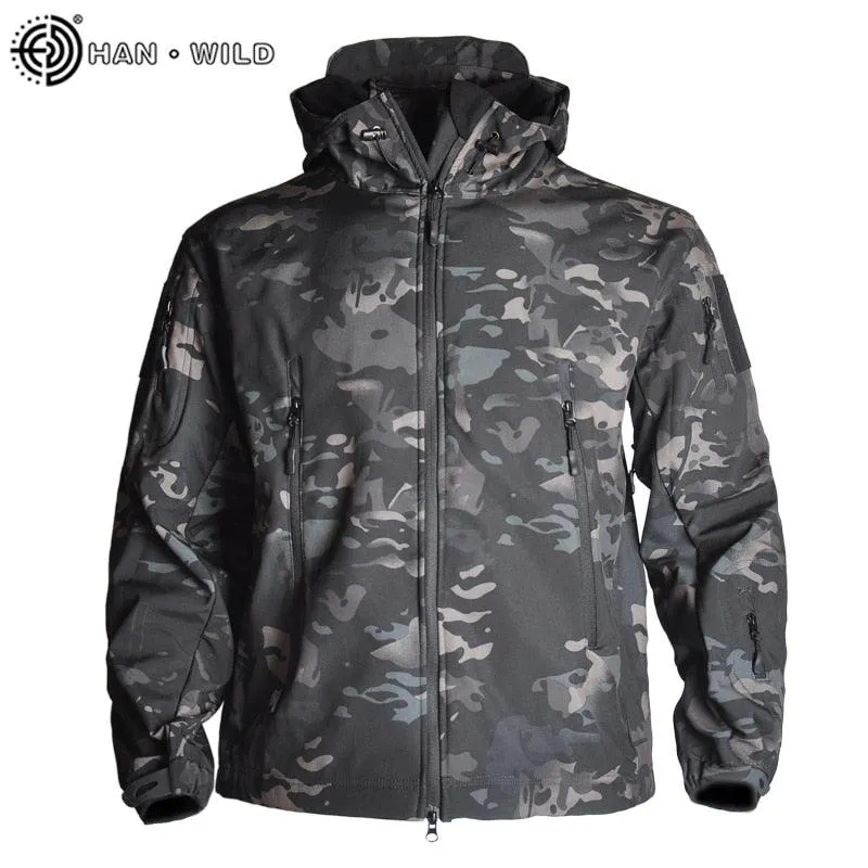 Soft Shell Military Tactical Jacket Men Waterproof Windbreaker