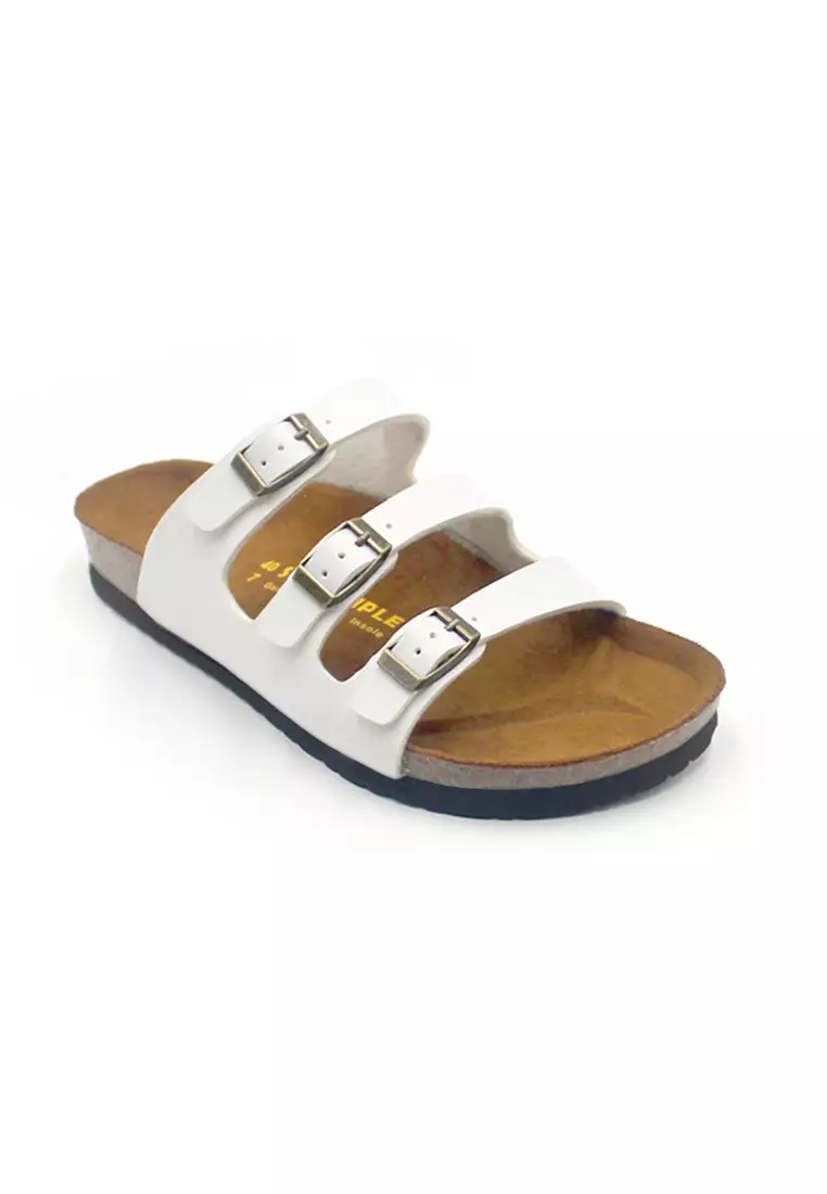 SoleSimple Ely - White Sandals & Flip Flops