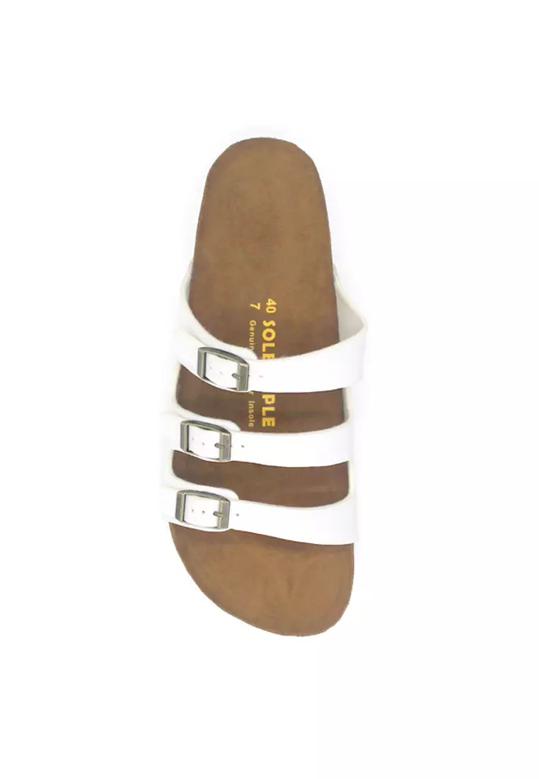 SoleSimple Ely - White Sandals & Flip Flops