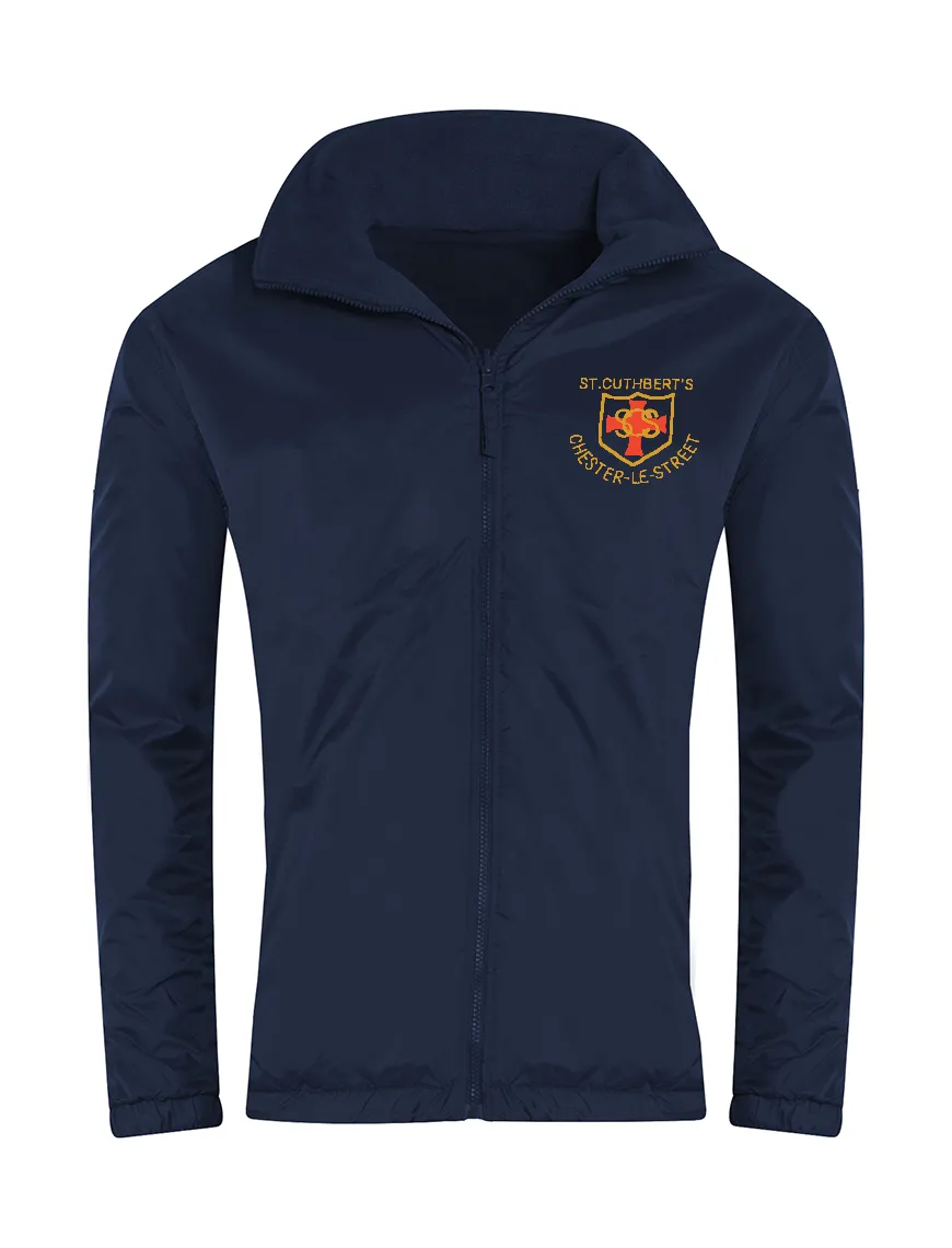 St Cuthberts R.C. Primary School Chester-le-Street Navy Showerproof Jacket