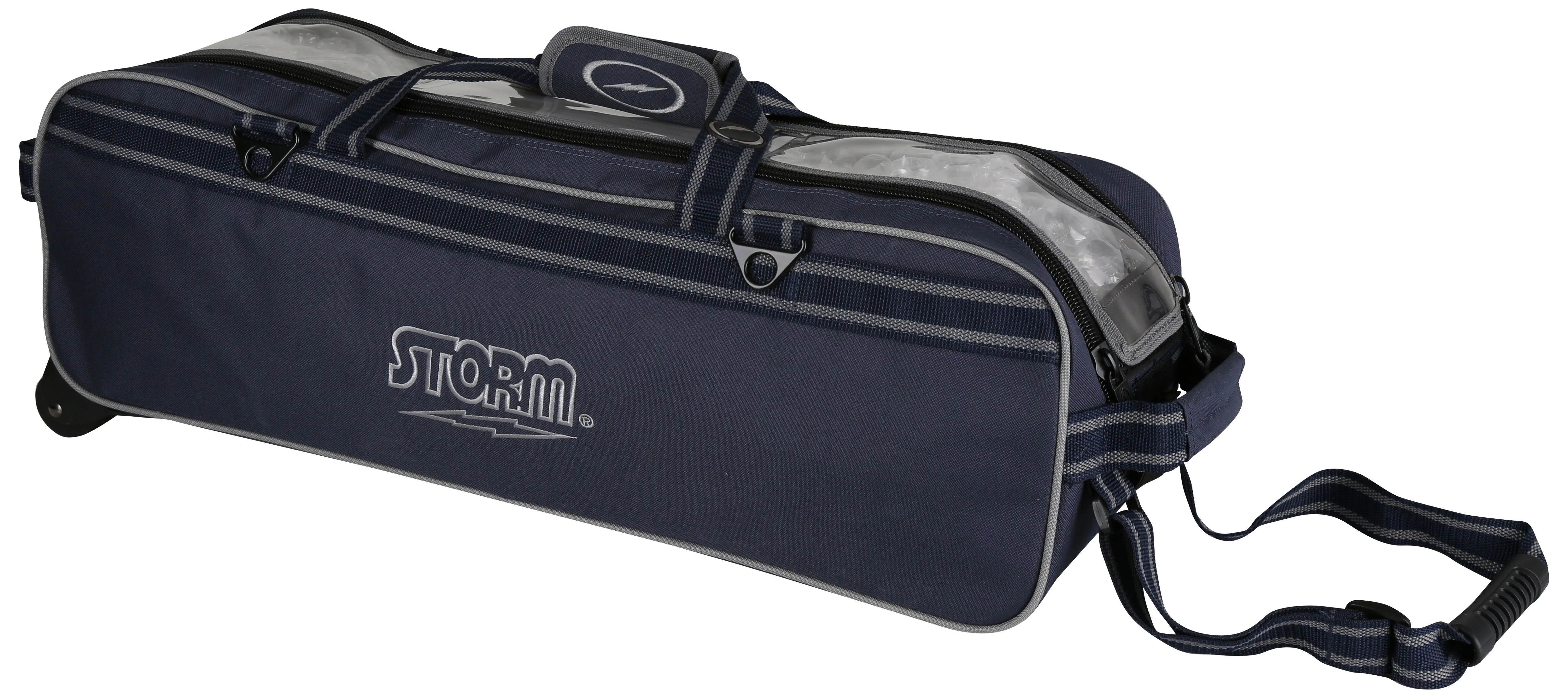 Storm 3 Ball Tournament Travel Roller/Tote Navy