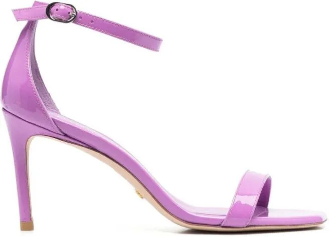 Stuart Weitzman Barelynude Wrap 100mm sandals Purple