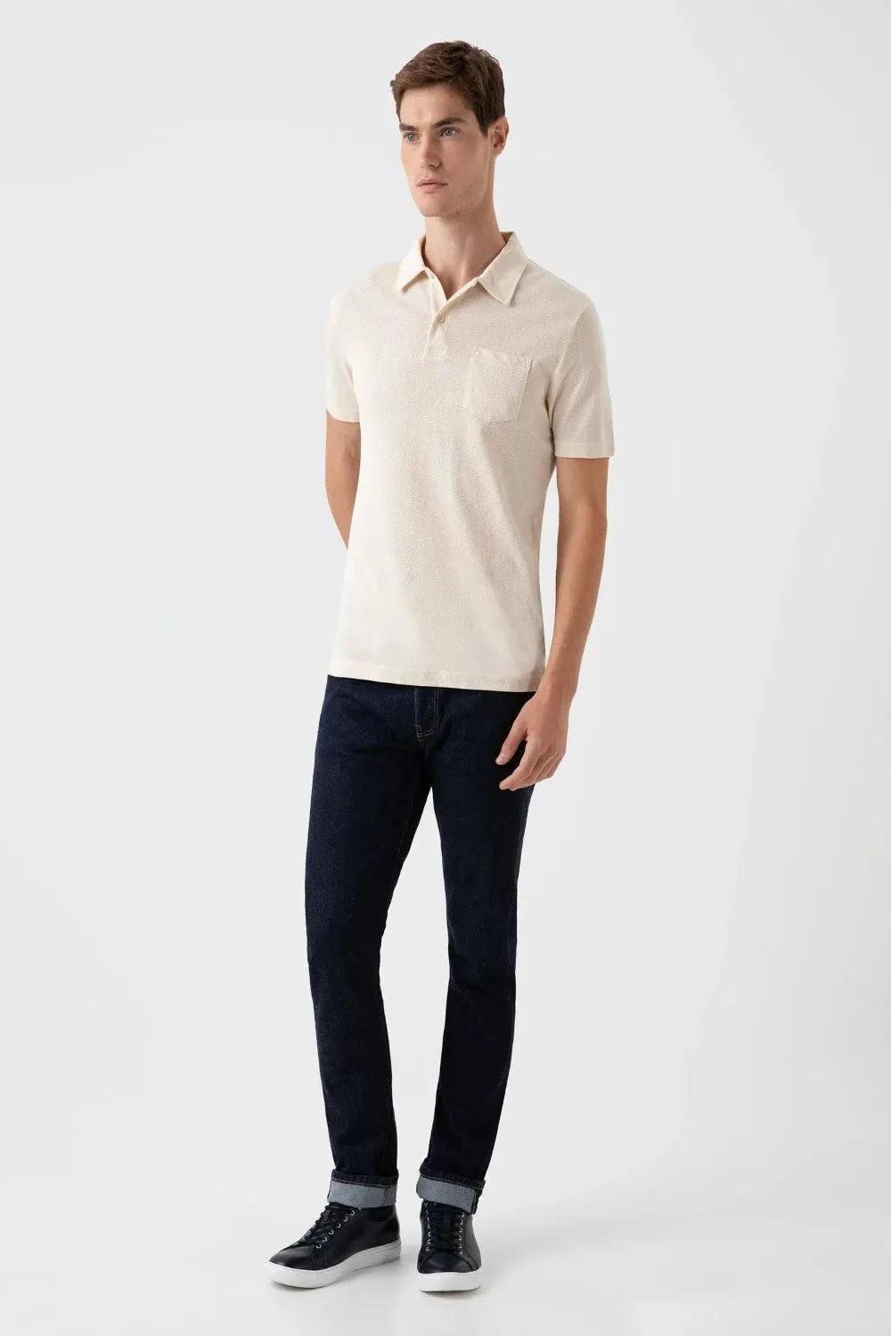 SUNSPEL Riviera Undyed Polo Shirt