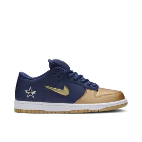 Supreme x Nike SB Dunk Low Gold Navy | CK3480-700 | Laced