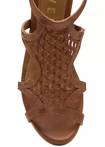 Tan Leather Coreen Sandals by Ravel | Look Again