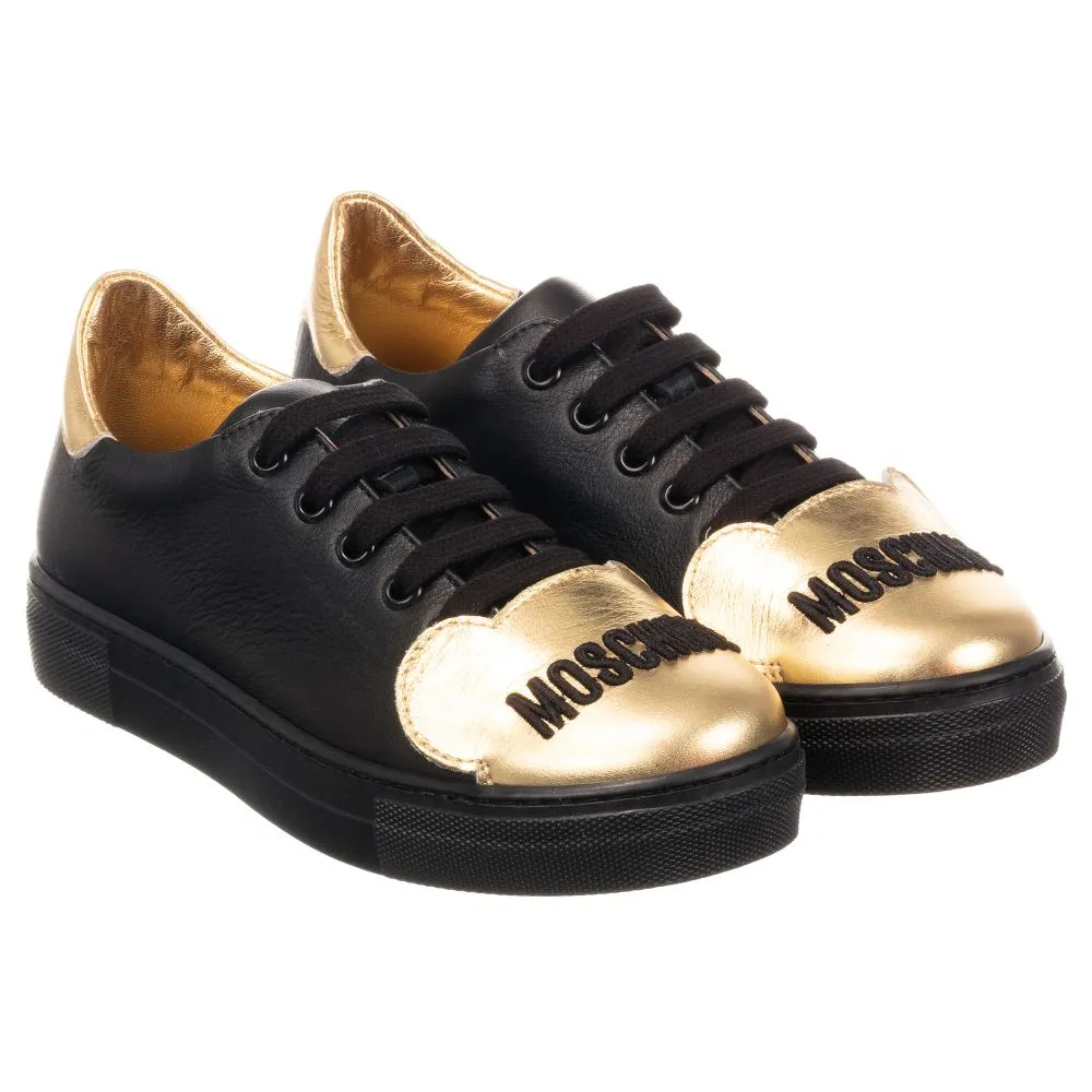 Teen Black & Gold Trainers