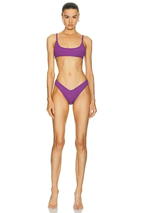 THE ATTICO Lycra Bikini Set -        