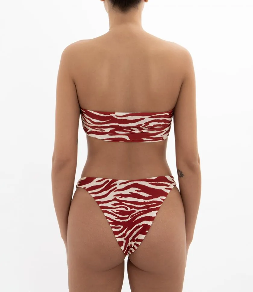 THE ATTICOZEBRA PRINTED BIKINI