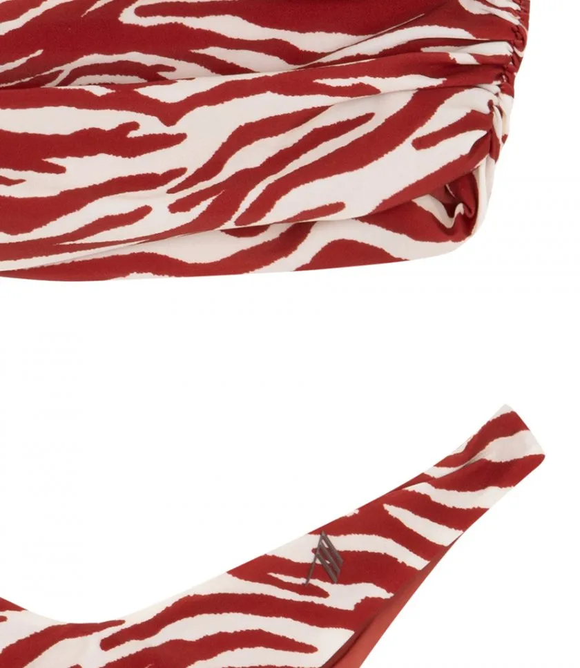 THE ATTICOZEBRA PRINTED BIKINI