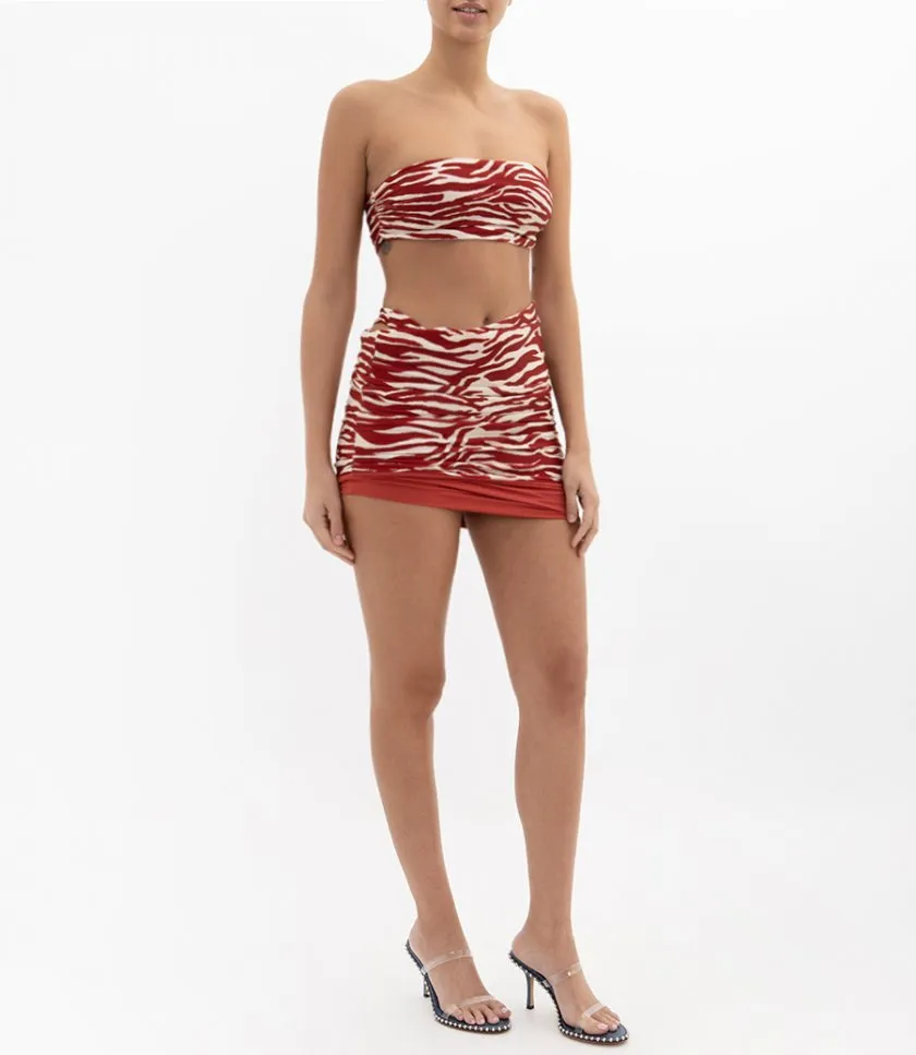 THE ATTICOZEBRA PRINTED BIKINI