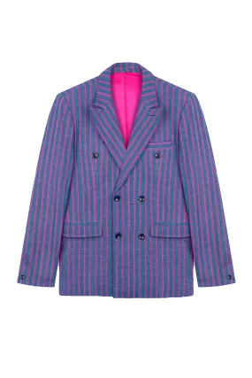 The Miles II double-breasted suit jacket with corozo nut buttons