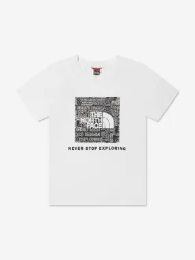 The North Face Boys Redbox T-Shirt in White