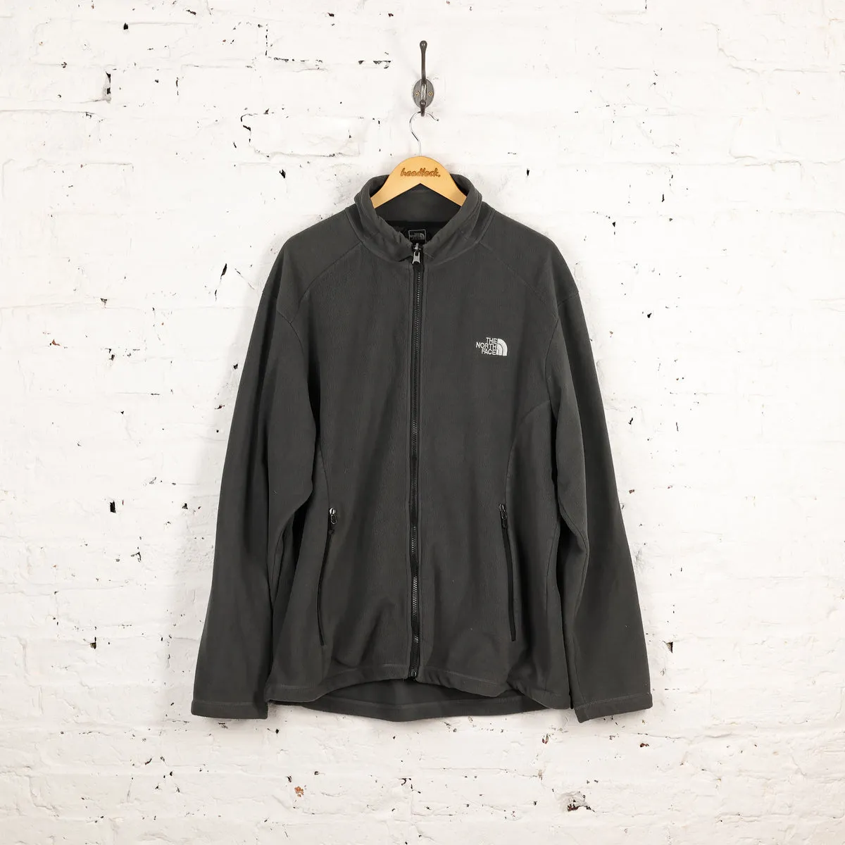 The North Face Full Zip Fleece - Grey - XL