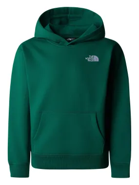 THE NORTH FACE Juniors Essential Oversized Hoodie - Green