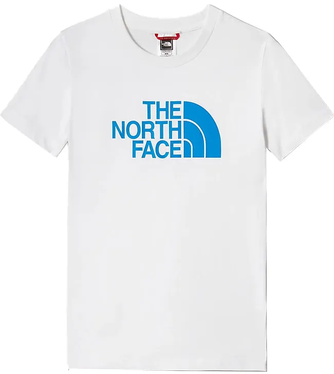 The North Face Kids Easy T Shirt White Banff Blue