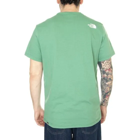 The North Face M S/S Simple Dome Tee EU Deep Grass Green