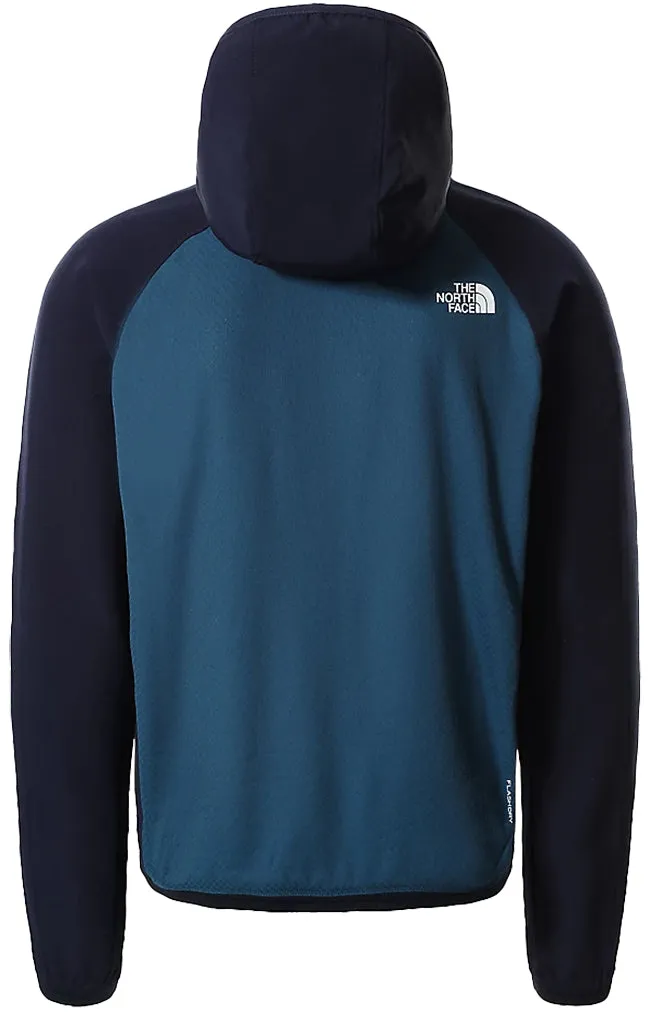 The North Face Mens Tekware Futurefleece Hoodie Aviator Navy Monterey Blue