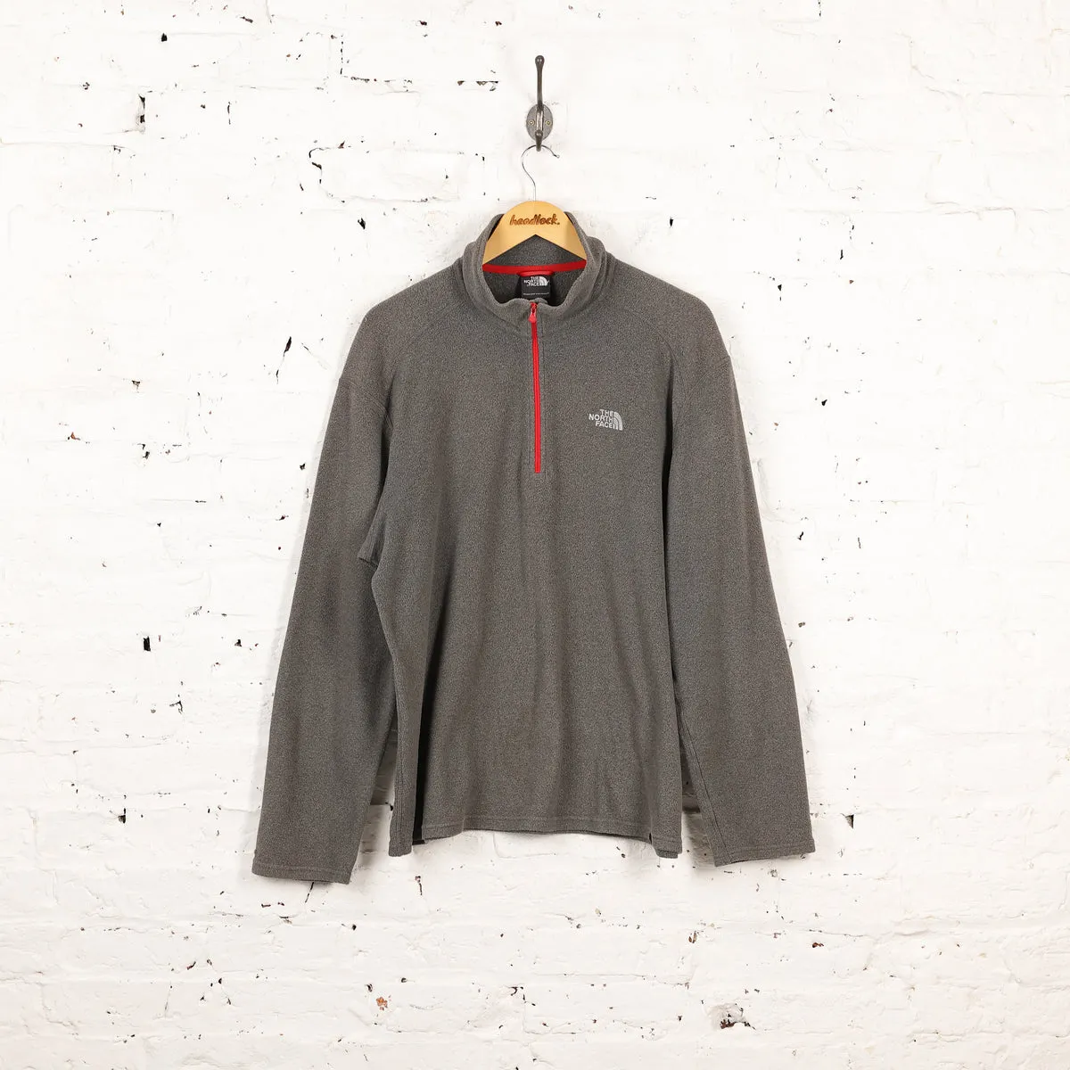 The North Face Polartec 1/4 Zip Fleece - Grey - L