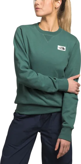 The North Face W Heritage Patch Crew Dark Sage