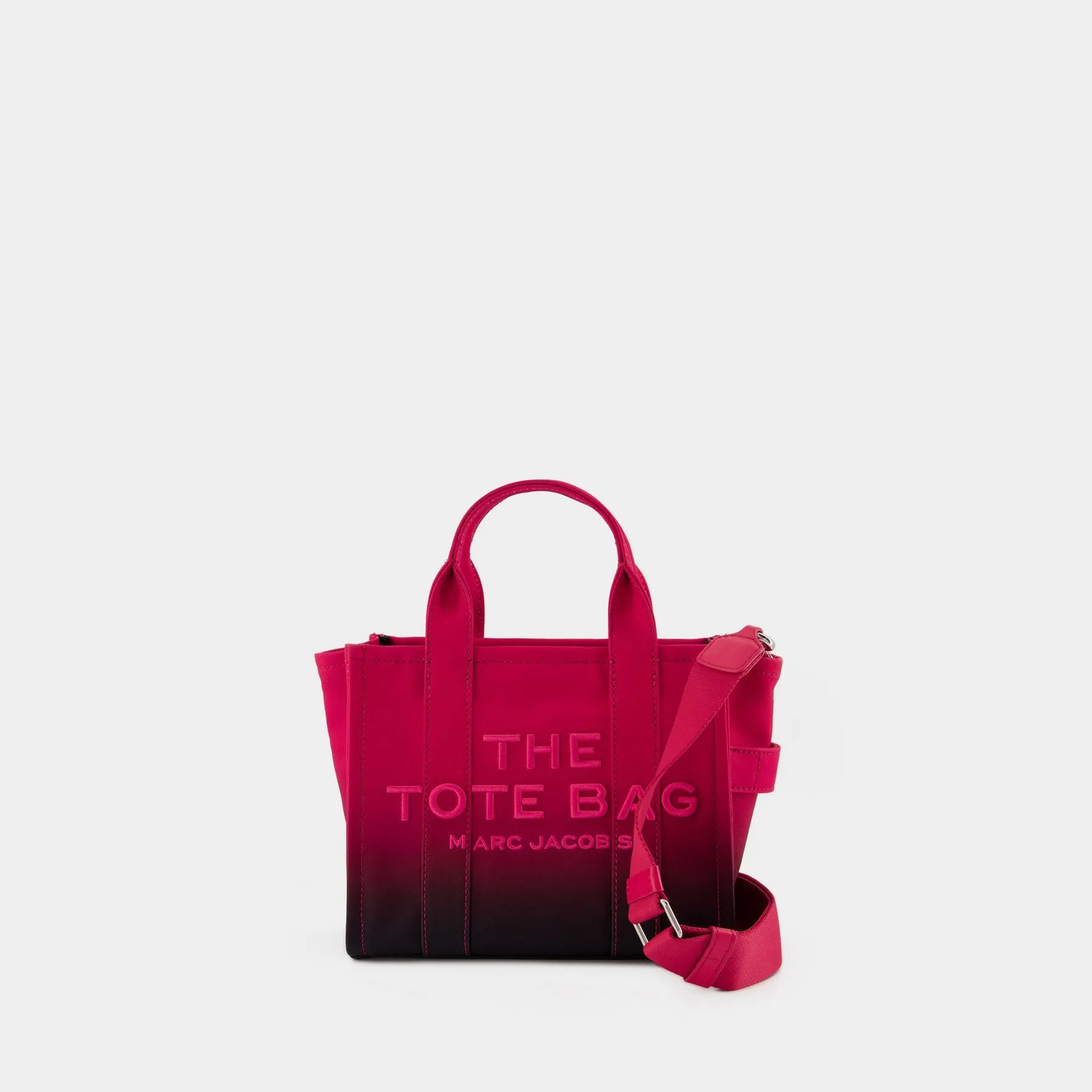 The Small Tote - Marc Jacobs - Cotton - Black/Pink