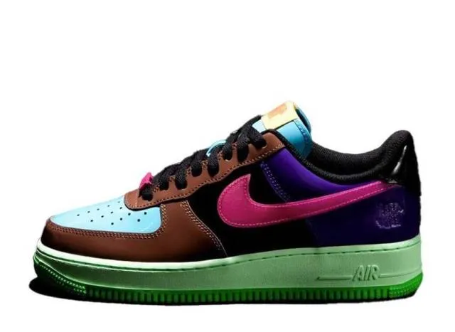 Undefeated x nike air force 1 low fauna brown