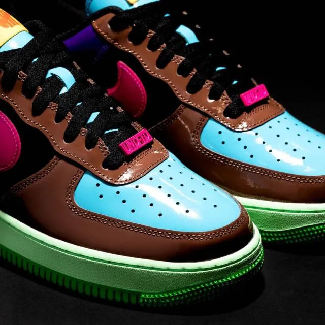 Undefeated x nike air force 1 low fauna brown