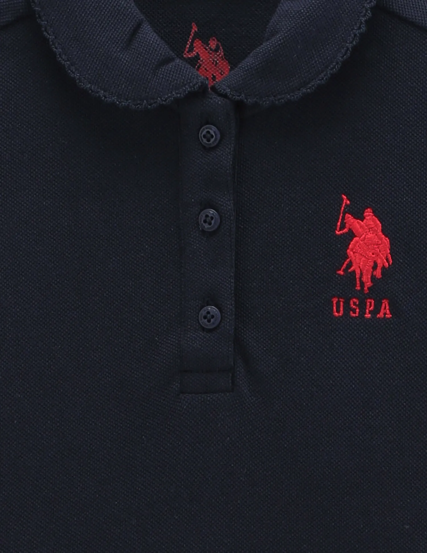 U.S. Polo Assn. Kids Boys Solid Cotton Polo Shirt