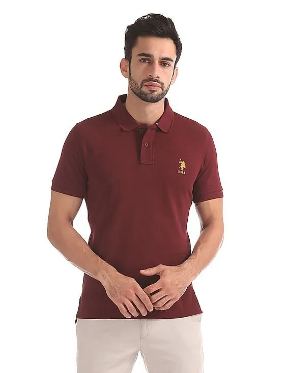 U.S. Polo Assn. Standard Fit Pique Polo Shirt