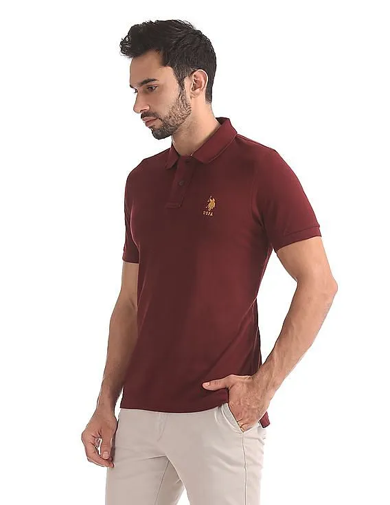 U.S. Polo Assn. Standard Fit Pique Polo Shirt