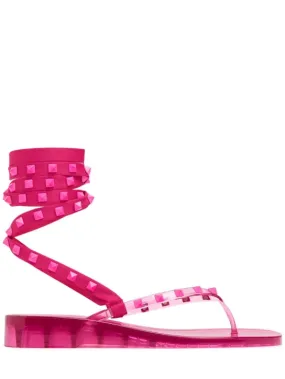 Valentino Garavani   30mm Summer Rockstud PVC sandals 