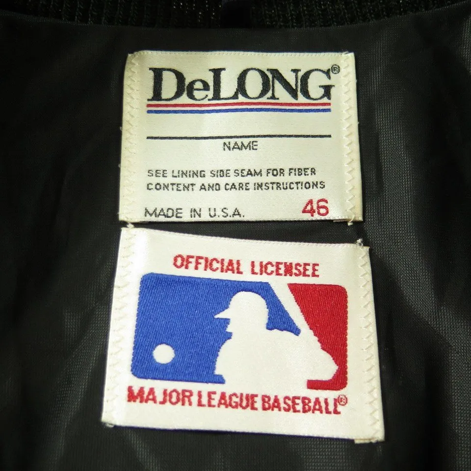 Vintage 80s Oakland Athletics Jacket Mens 46 Deadstock MLB Baseball DeLong Wool