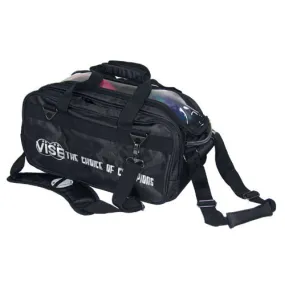 VISE 2 Ball Clear Top Tote Roller Black